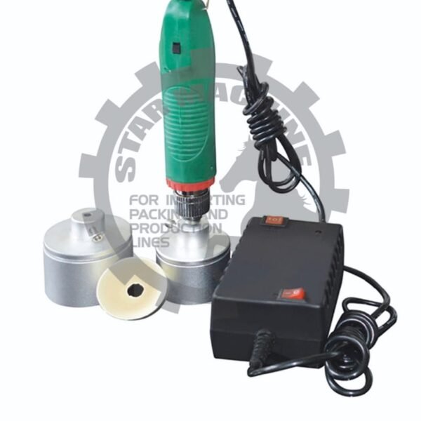 ماكينة غلق اغطية بلاستيك بالكهرباء