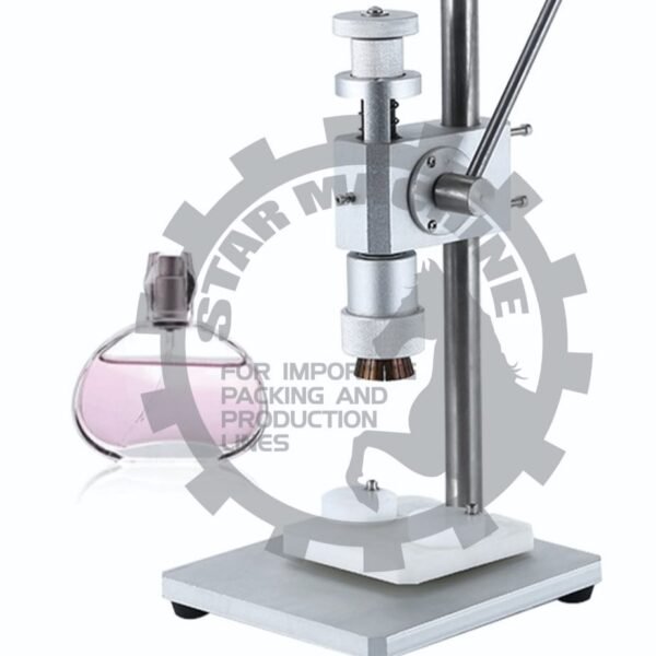 ماكينة غلق اغطية البارفام يدوي